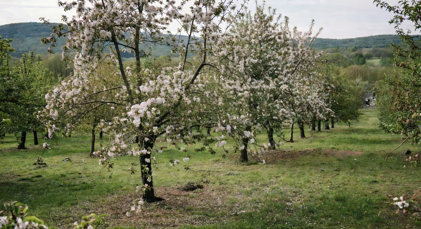 Sady po przymrozkach - zalecenia na maj